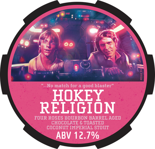 BA Hokey Religion - Four Roses Bourbon Barrel-Aged (12.7% ABV) - 330ml Can