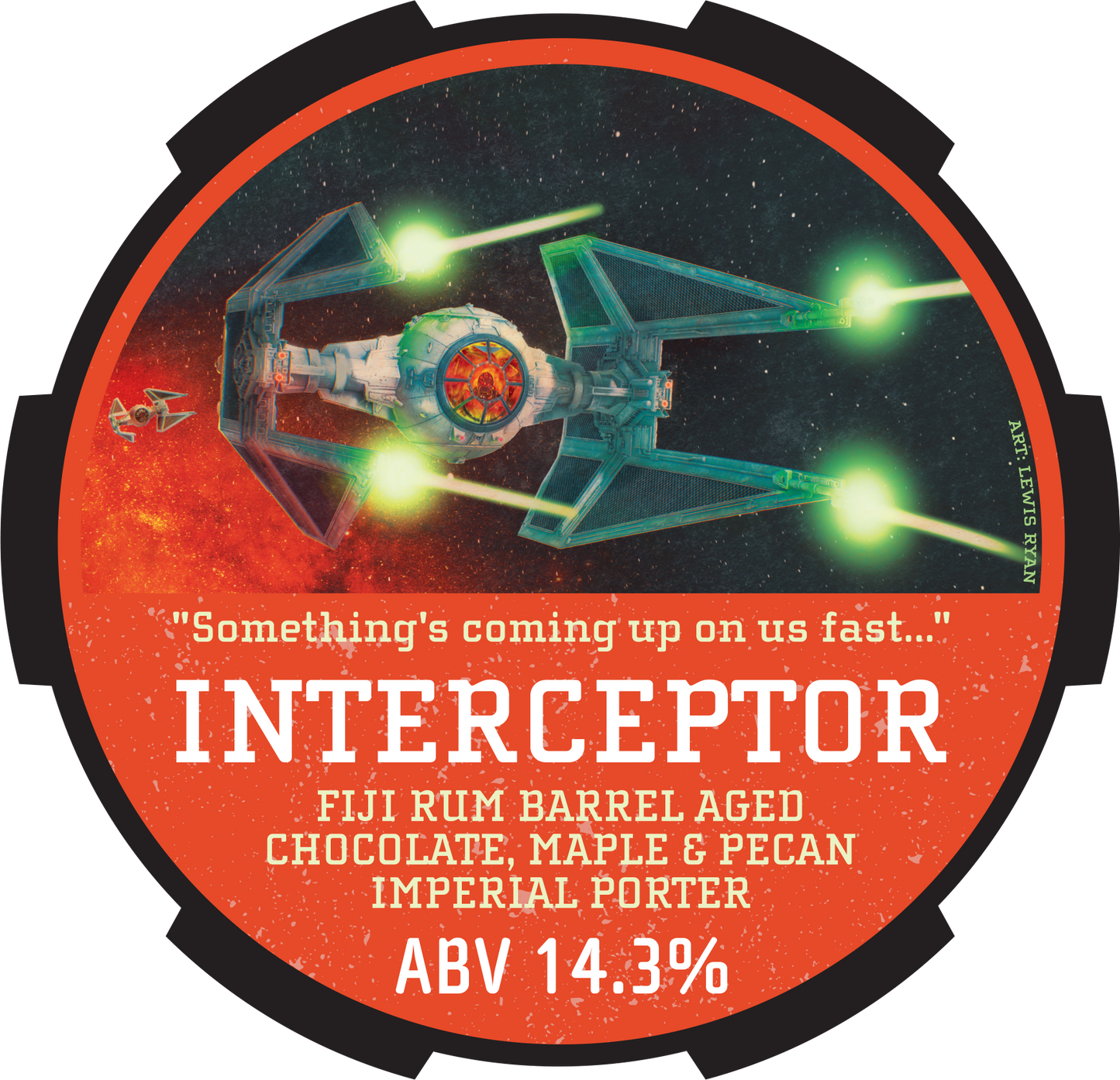 BA Interceptor -Fiji Rum Barrel-Aged (14.3% ABV) - 330ml Can