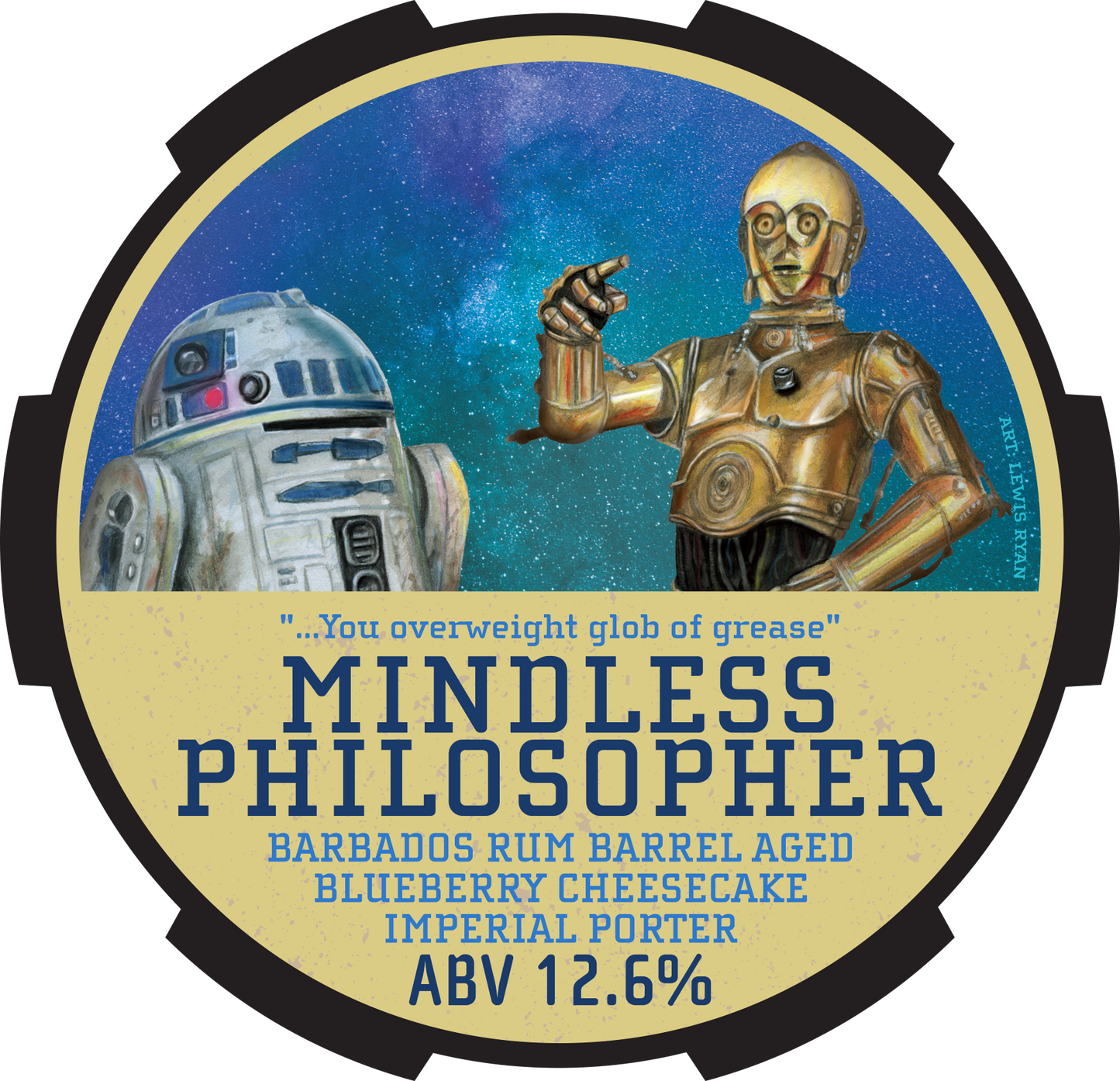 BA Mindless Philosopher - Barbados Rum Barrel-Aged (12.7% ABV) - 330ml Can