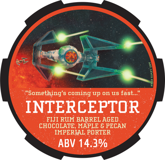 BA Interceptor -Fiji Rum Barrel-Aged (14.3% ABV) - 330ml Can